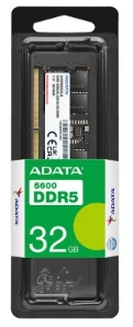 Memoria RAM ADATA, DDR5 32GB SODIMM 5600MHz. AD5S560032G-S