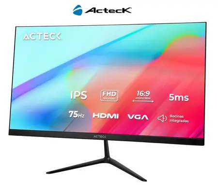 MONITOR ACTECK LED SP245, 24.5 NEGRO