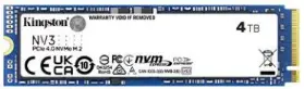 DISCO DURO SSD NV3 M.2 2280 NVME PCIE SNV3S/4TB